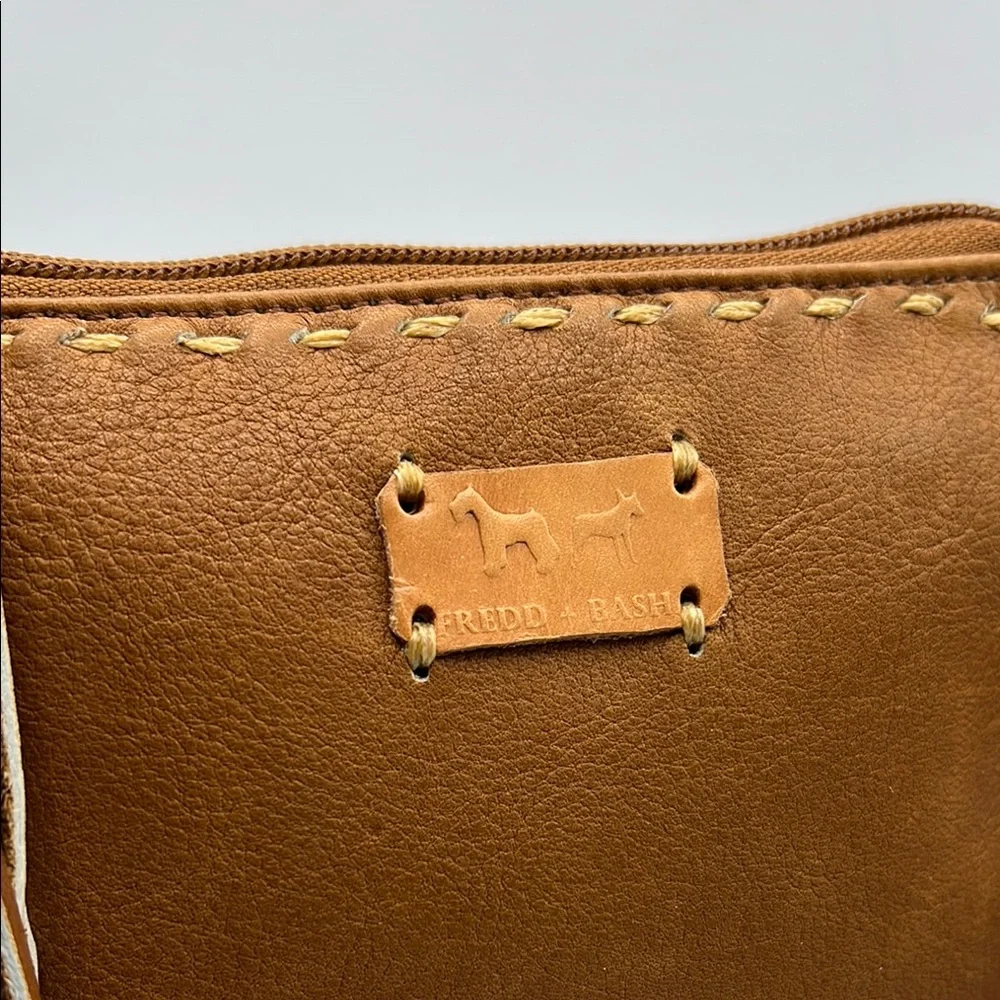 Fredd+Basha Brown‎ Fringe Clutch Boho Western Chic